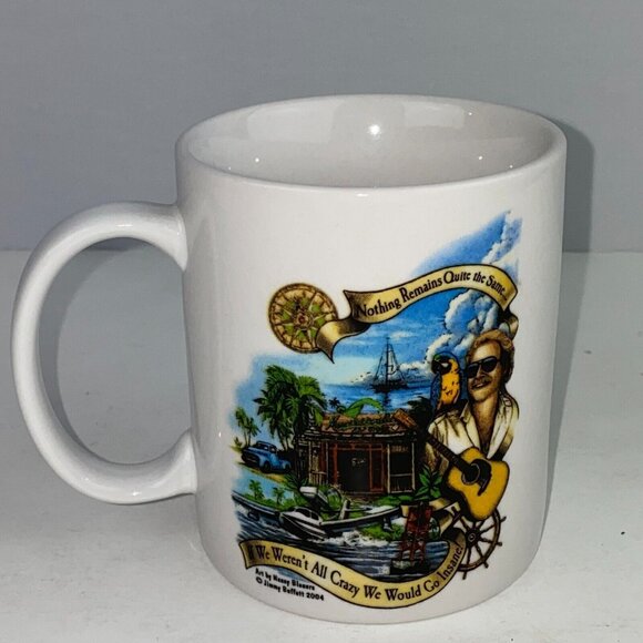 Margaritaville Key West Coffee Mug Tropical Vacation Theme Latitudes Attitudes - Picture 3 of 5